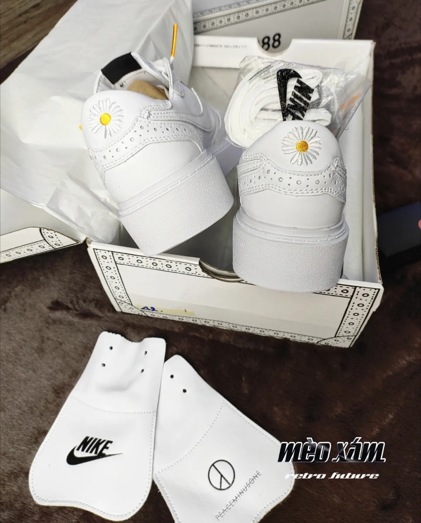 Nike x Peaceminusone Kwondo1 White Lifestyle Shoes