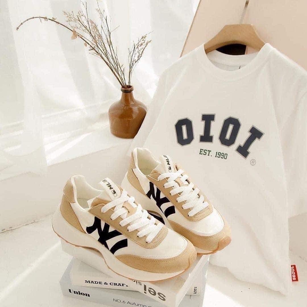 0656  HÀNG CHÍNH HÃNG  QUẦN THỂ THAO JOGGER MLB BASIC LOGO NY MÀU XÁ   MỘC SHOES