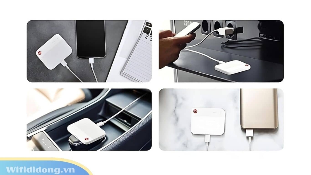 Bộ Phát WiFi 5G ZTE F50 | Bộ Phát WiFi Di Động 5G Tốc Độ 1.6Gbps, Hỗ Trợ WiFi Băng Tần Kép, Kết Nối 10 Thiết Bị | Hàng Chính Hãng