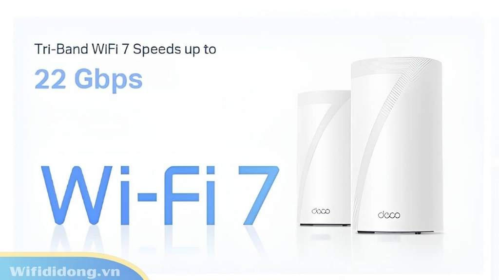Wifi Mesh TP-Link Deco BE85 Sở hữu 3 băng tần