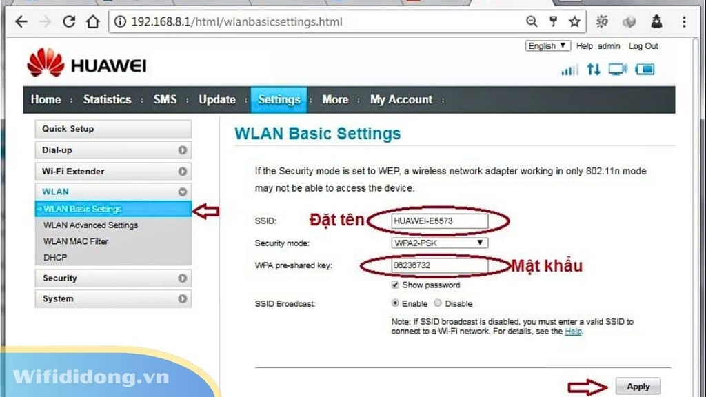 Hướng Dẫn Chi Tiết Cách Đổi Tên Và Mật Khẩu Wi-Fi Bộ Phát Huawei