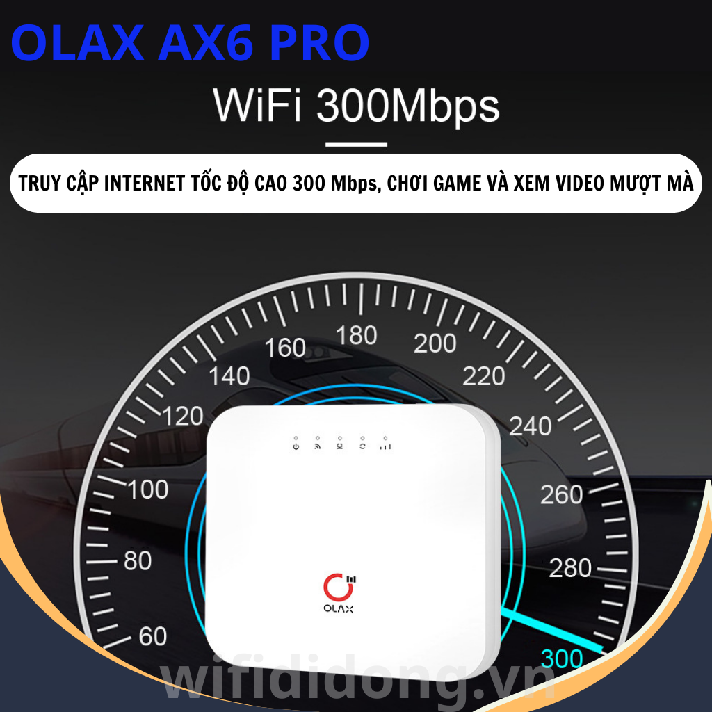 Olax AX6 Pro | Bộ Phát WiFi 4G, Tốc Độ 300Mbps, Pin Dự Phòng 4000mAh | Bảo Hành 12 Tháng 1 Đổi 1