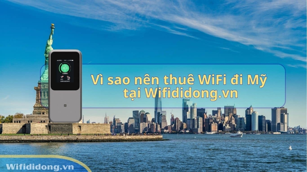 Vì sao nên thuê WiFi đi Mỹ tại Wifididong.vn?