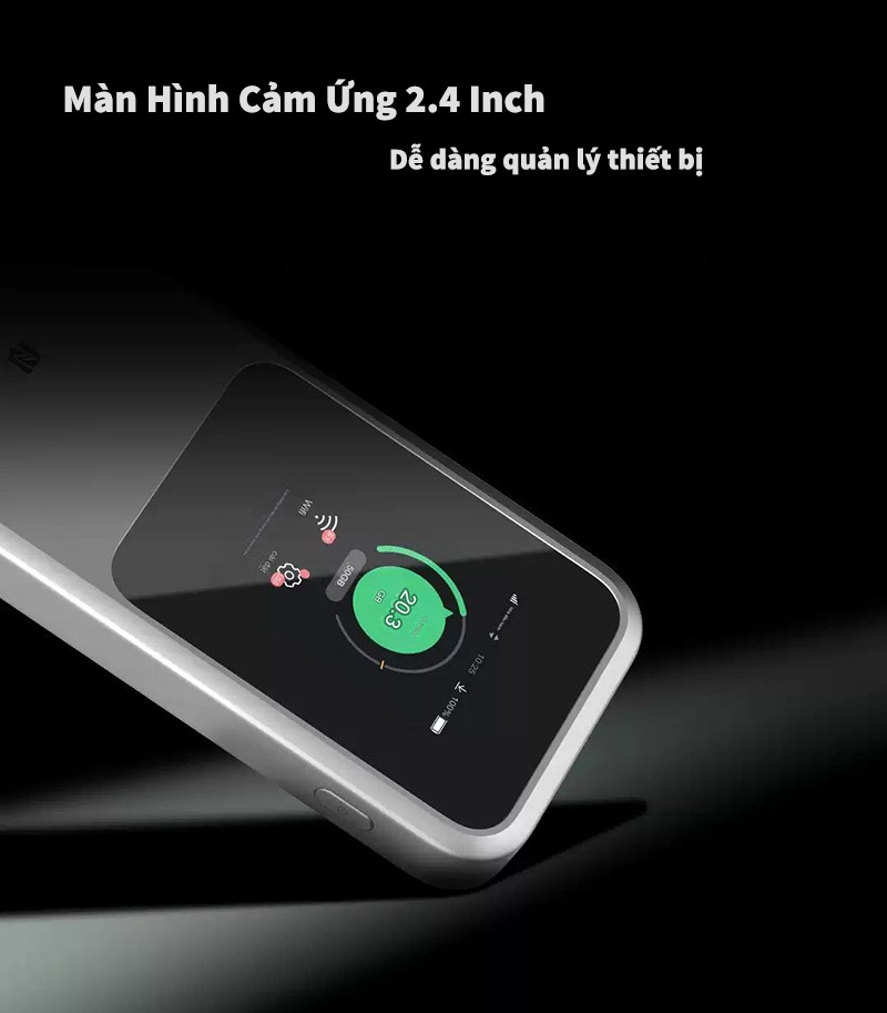 ZTE U50 Pro / ZTE MU5120 | Bộ Phát Wifi Di Động 5G Wifi 6 Tốc Độ 3600Mbps, Pin 10.000mAh, Hỗ Trợ 64 Kết Nối Đồng Thời | Bảo Hành 12 Tháng 1 Đổi 1