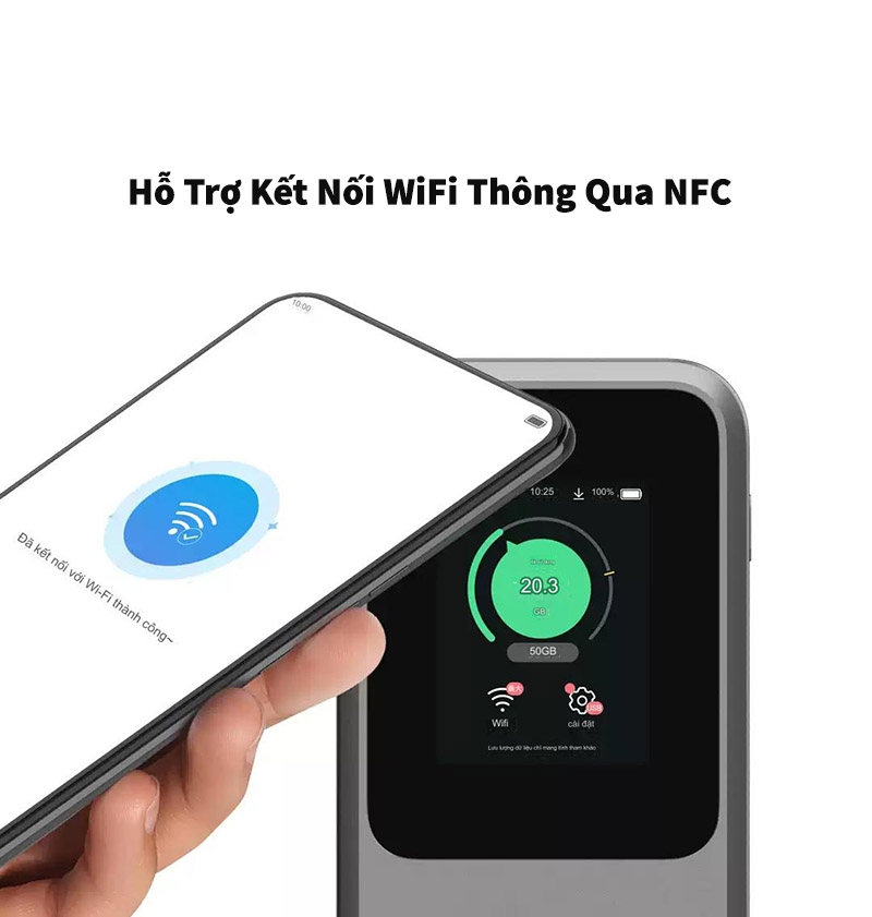 ZTE U50 Pro / ZTE MU5120 | Bộ Phát Wifi Di Động 5G Wifi 6 Tốc Độ 3600Mbps, Pin 10.000mAh, Hỗ Trợ 64 Kết Nối Đồng Thời | Bảo Hành 12 Tháng 1 Đổi 1