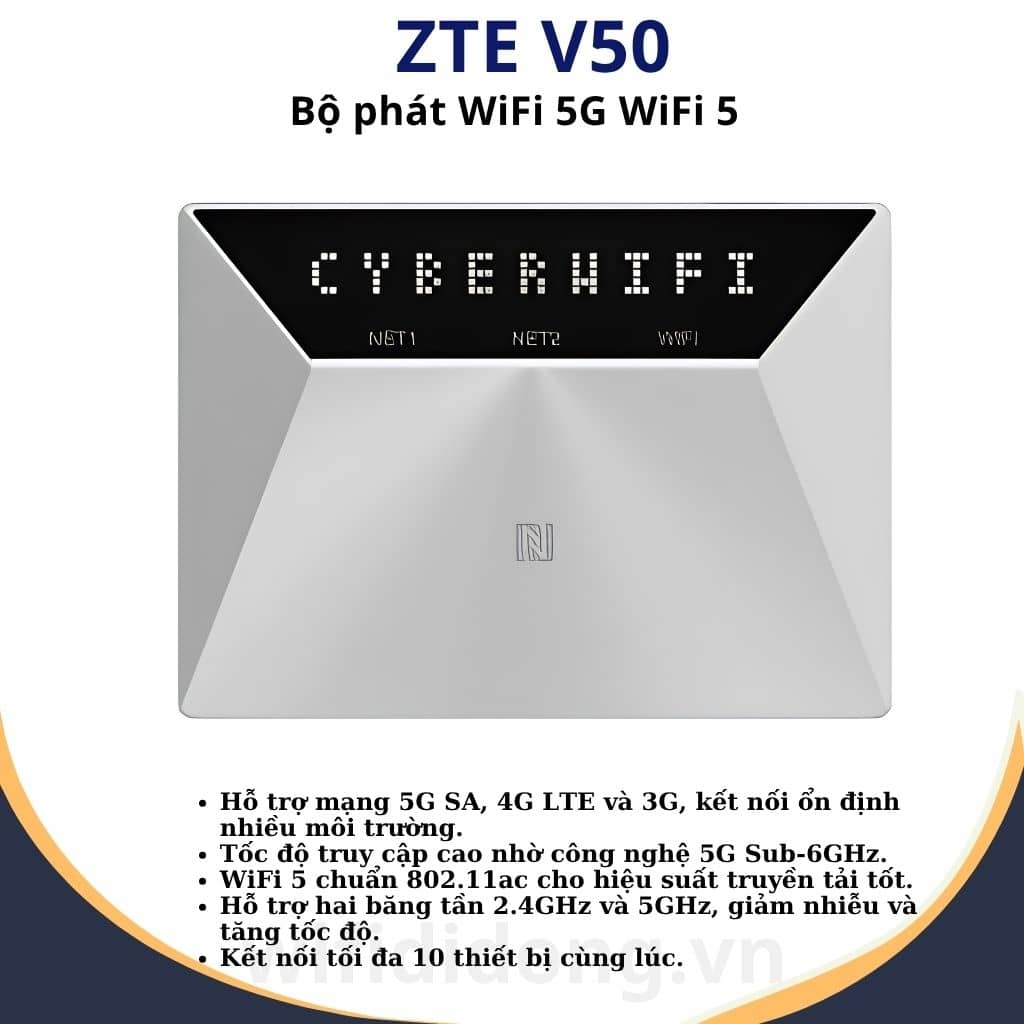 Bộ phát WiFi 5G ZTE V50