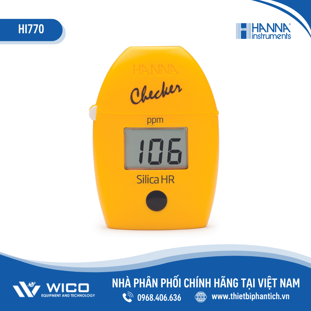 Checker Đo Silica Thang Cao Trong Nước Sạch Hanna HI770⭐Hàng chính hãng  Thiết Bị Phân Tích™