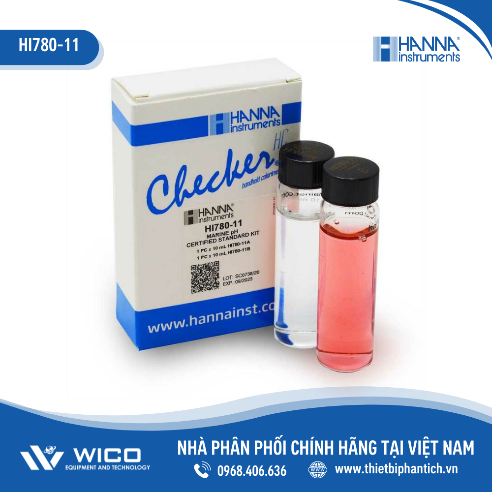 Dung Dịch Chuẩn Để Kiểm Tra Checker HI780 Hanna HI780-11 | Thiết Bị ...