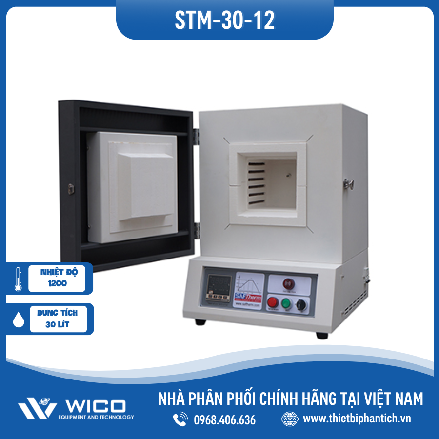 Lò Nung Trung Quốc 1200 Độ Saftherm STM-30-12 | 30 Lít | Thiết Bị Phân ...