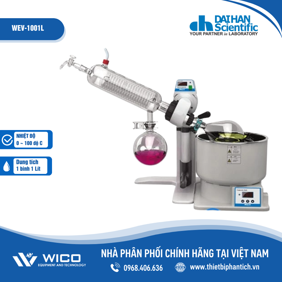 Máy Cô Quay Chân Không Daihan WEV-1001V Và WEV-1001L | Thiết Bị Phân Tích™