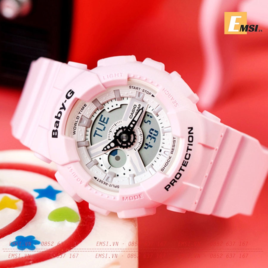 BABY-G BA-110BE-4A - Nữ - Cao Su - Kính Khoáng - 10ATM