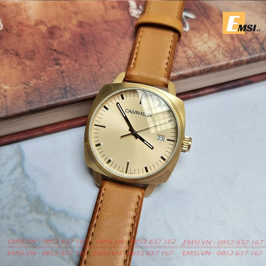 Calvin Klein K9N115GH – Nam – Quartz (Pin) – Dây Da - Emsi.vn
