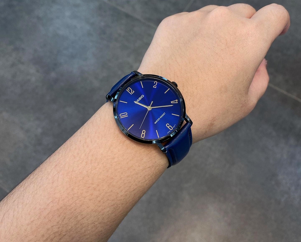 Casio MTP-VT01BL-2BUDF - Đồng Hồ Nam - Pin / Quartz - Kính Khoáng - Size Mặt 40mm - Bảo Hành 5 Năm - Chính Hãng