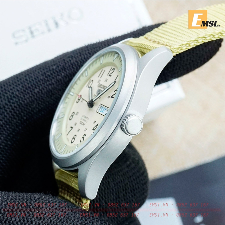 Đồng hồ Seiko 5 quân đội SNZG07J1  made in Japan size 42 mm - Emsi.vn