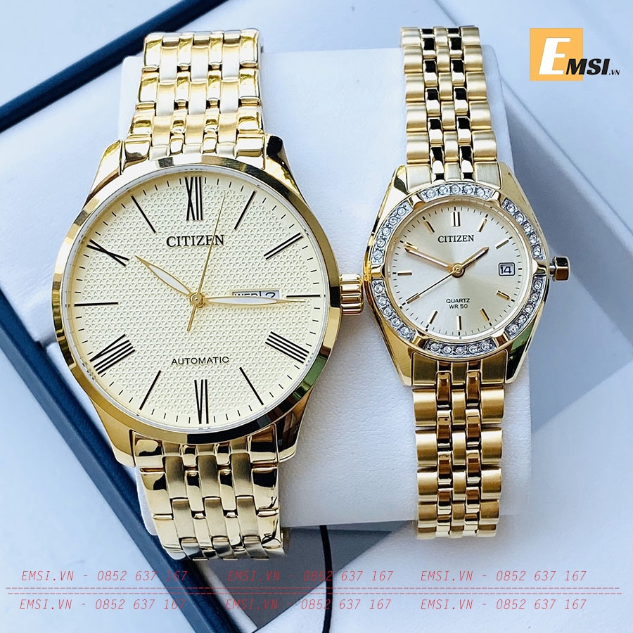 Cặp đôi  Nam : NH8352-53P - Nữ : EU6062-50P chính hãng - BẢO HÀNH 5 NĂM