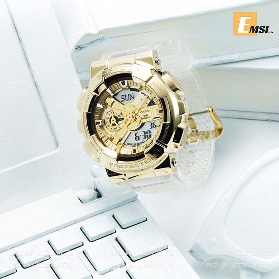 Gshock GM-110SG-9A - Đồng Hồ Nam - Điện Tử - Kính Khoáng - Size Mặt 48.7mm - Bảo Hành 5 Năm - Chính Hãng