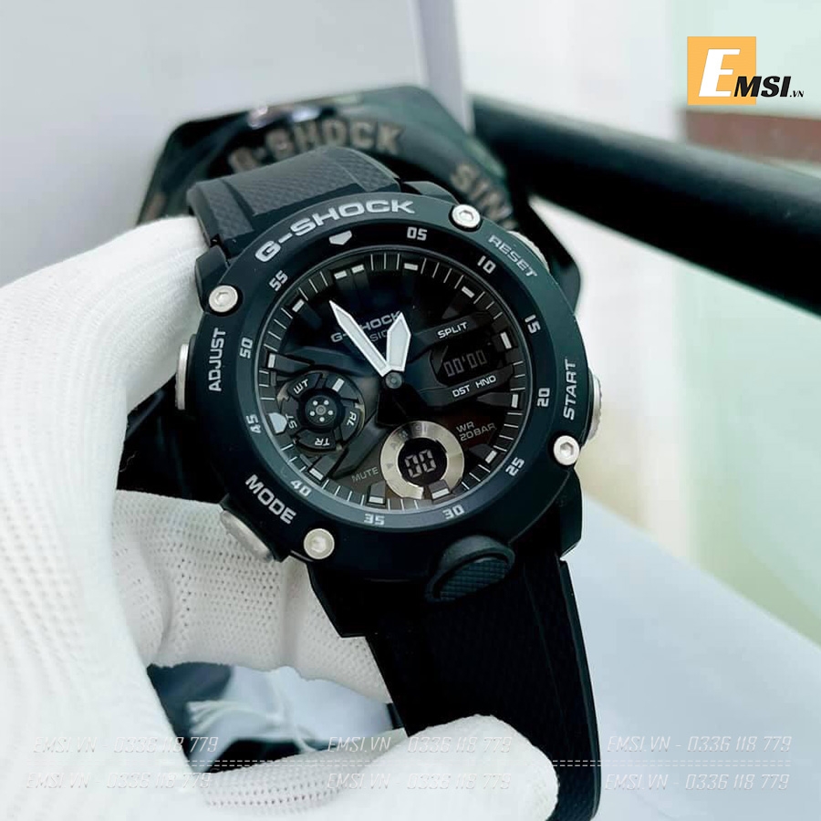 G-Shock GA-2000S-1ADR - Kính khoáng - Đồng hồ nam - Điện tử - Size mặt 49mm - Bảo Hành 5 Năm - Chính Hãng - Emsi.vn