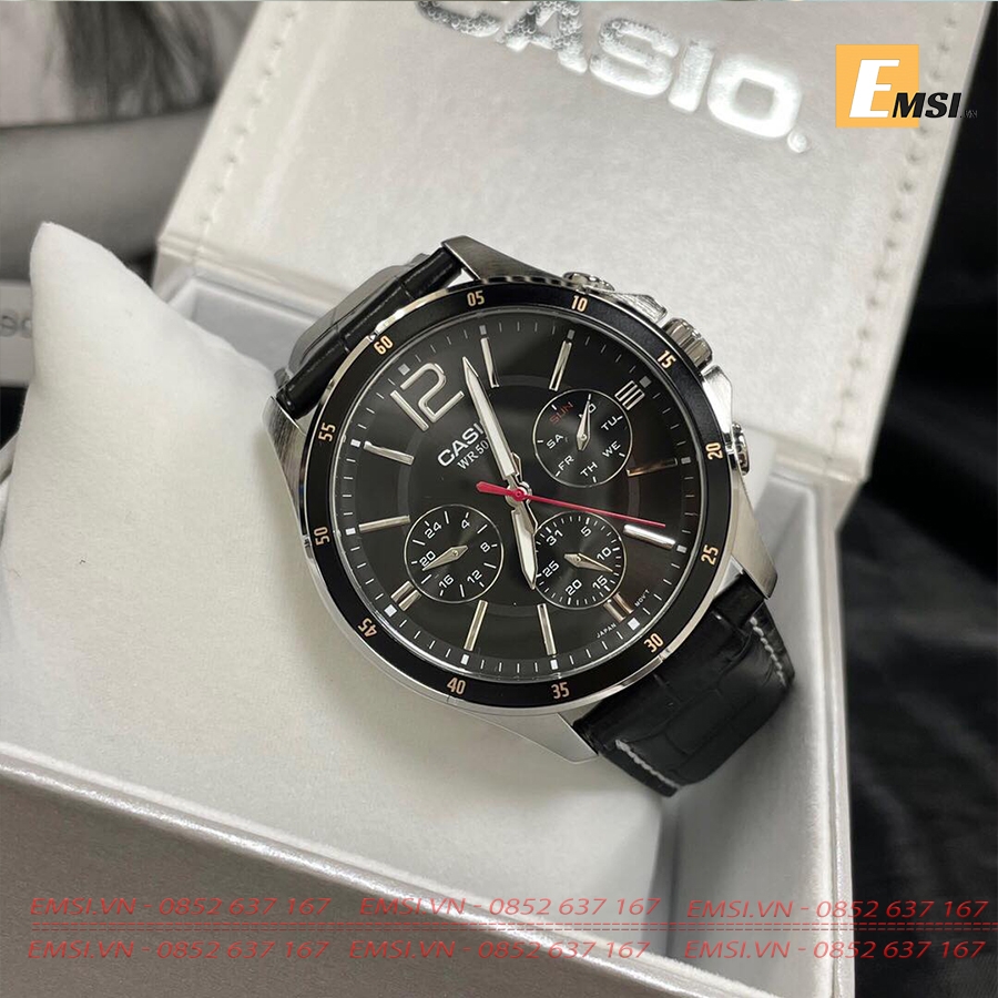 Casio MTP-1374L-1AVDF - Đồng Hồ Nam - Pin / Quartz - Kính Khoáng - Size Mặt 43.5mm - Bảo Hành 5 Năm - Chính Hãng