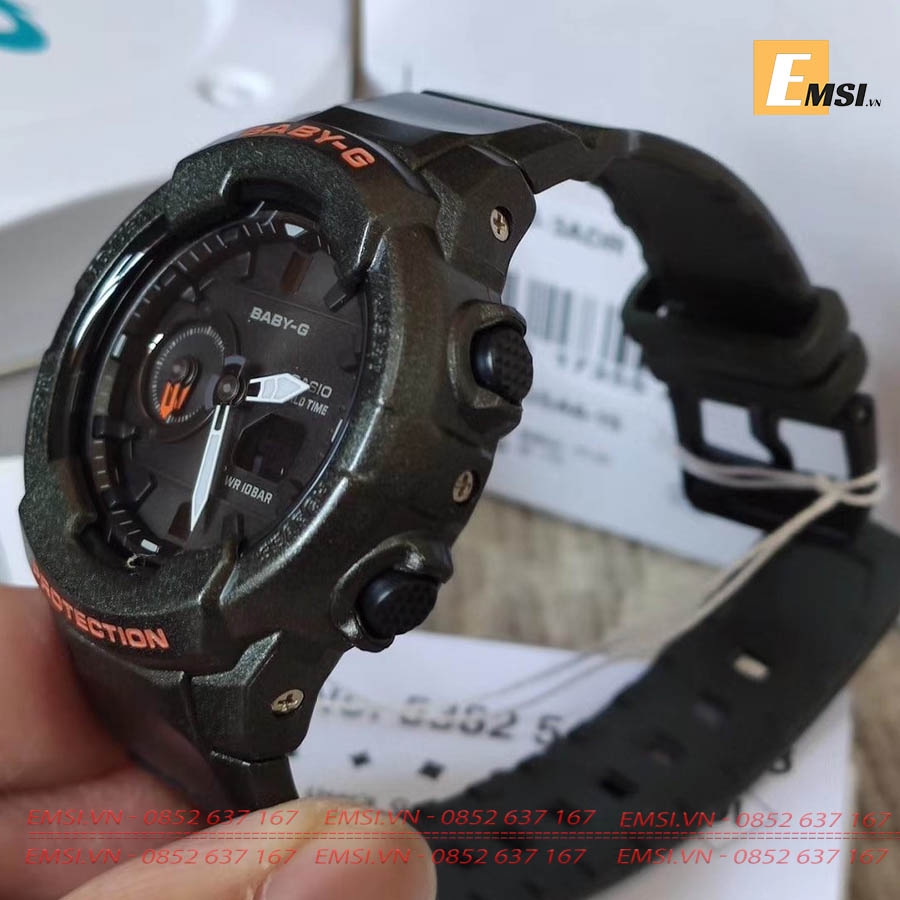 Baby-G BGA-230S-3ADR - Đồng Hồ Nữ - Điện Tử - Kính Khoáng - Size Mặt 43mm EMSI.VN