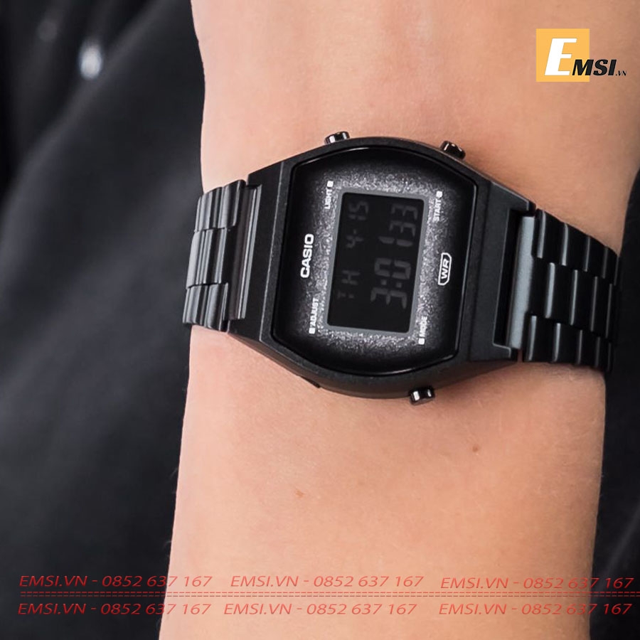 Casio B640WBG-1B - Đồng Hồ Nam - Điện Tử - Kính Nhựa - Size Mặt 35mm EMSI.VN