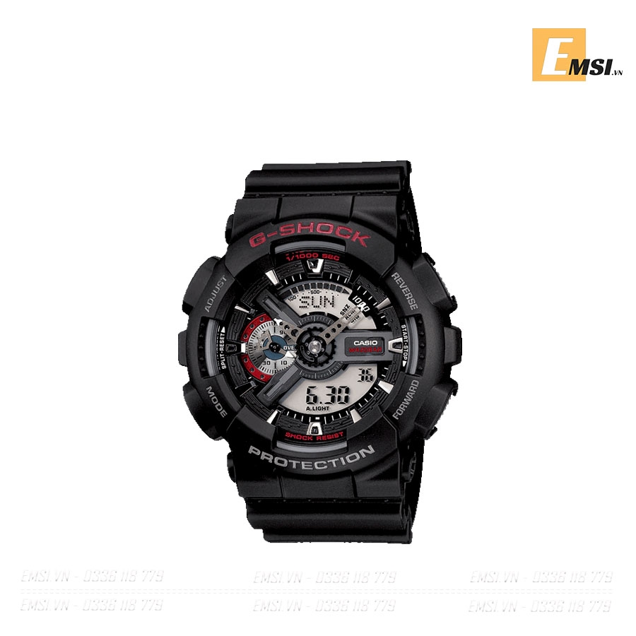 Gshock GA-110-1ADR - Đồng hồ nam - Điện tử - Size mặt 51mm - Kính khoáng - Bảo Hành 5 Năm - Chính Hãng