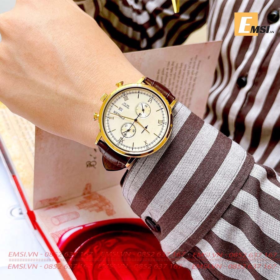 Citizen AN3612-09P - Đồng Hồ Nam - Pin/Quartz - Kính Khoáng - Size Mặt 41mm EMSI.VN
