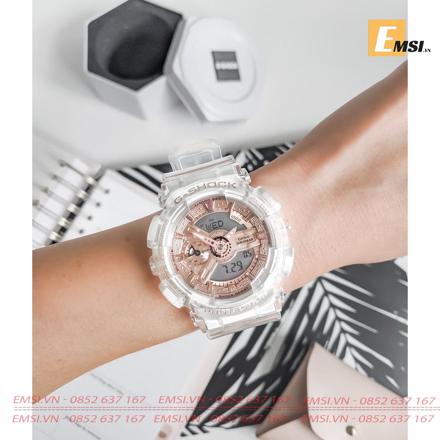 G-Shock GMA-S110SR-7ADR - Đồng Hồ Nam - Điện Tử - Kính Khoáng - Size Mặt 53mm EMSI.VN