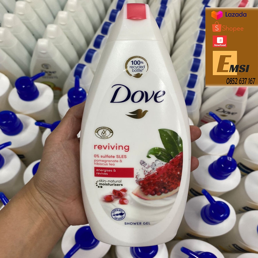 Sữa tắm Dove cao cấp 500ml (Hàng của Đức)