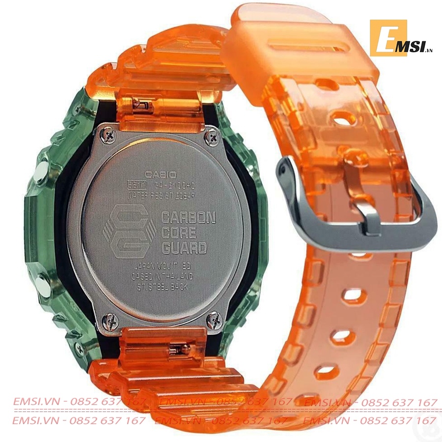 Đồng hồ Casio G-Shock Nam GA-2100HC-4A  | G-Shock | Nam | Dây Nhựa | Chống Nước WR20BAR