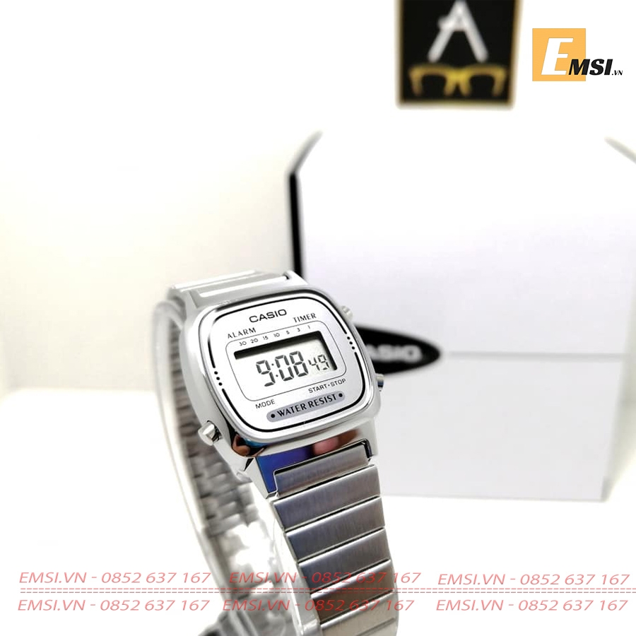 Casio LA670WA-7D - Kính nhựa - Đồng hồ nữ - Điện tử - Size mặt 24.6mm EMSI.VN