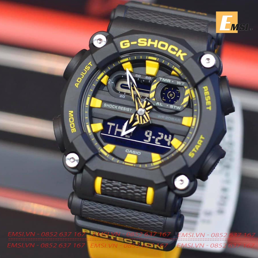 Gshock GA-900A-1A9DR - Đồng Hồ Nam - Điện Tử - Size Mặt 49.5mm - Kính Khoáng EMSI.VN
