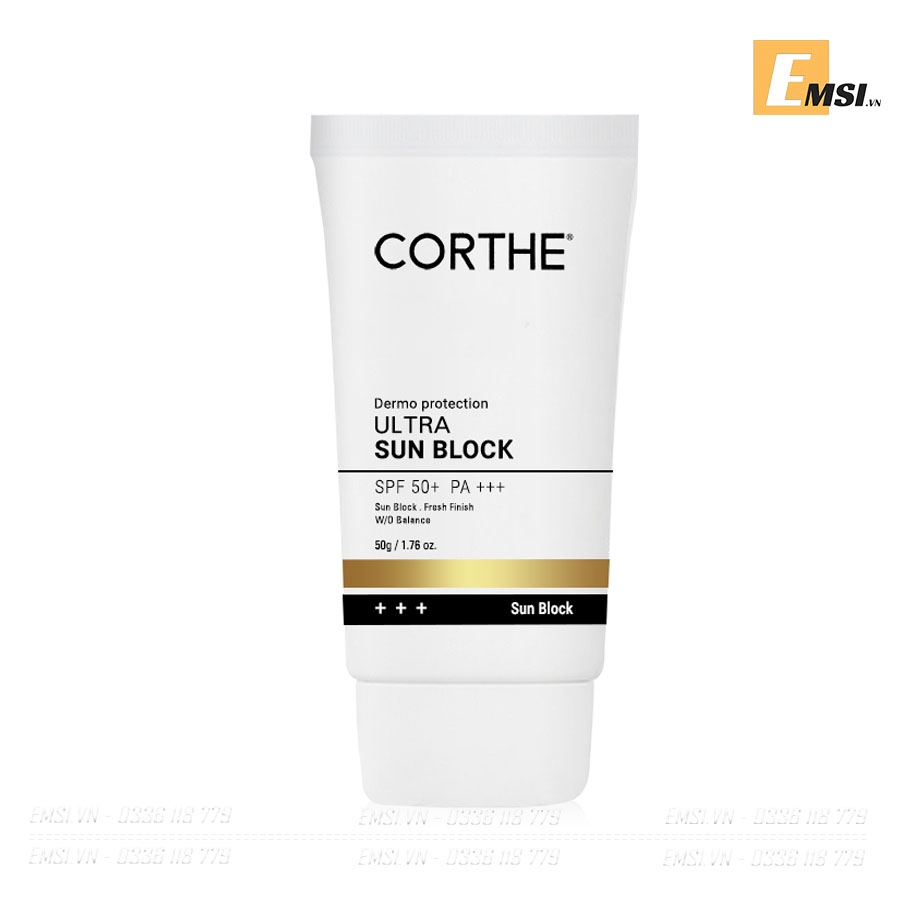 Kem chống nắng 𝐂𝐎𝐑𝐓𝐇𝐄 - 𝐒𝐏𝐅 50+ 𝐏𝐀 +++