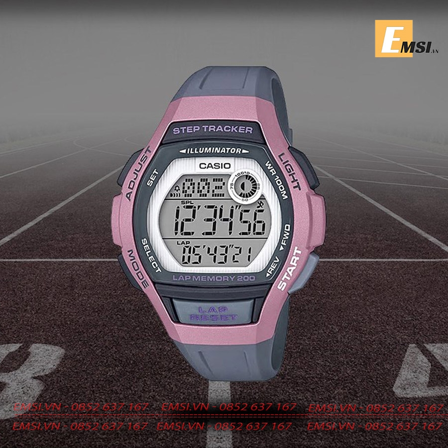 Casio LWS-2000H-4AVDF - Đồng Hồ Nữ - Điện Tử - Size Mặt 38mm - Kính Nhựa EMSI.VN