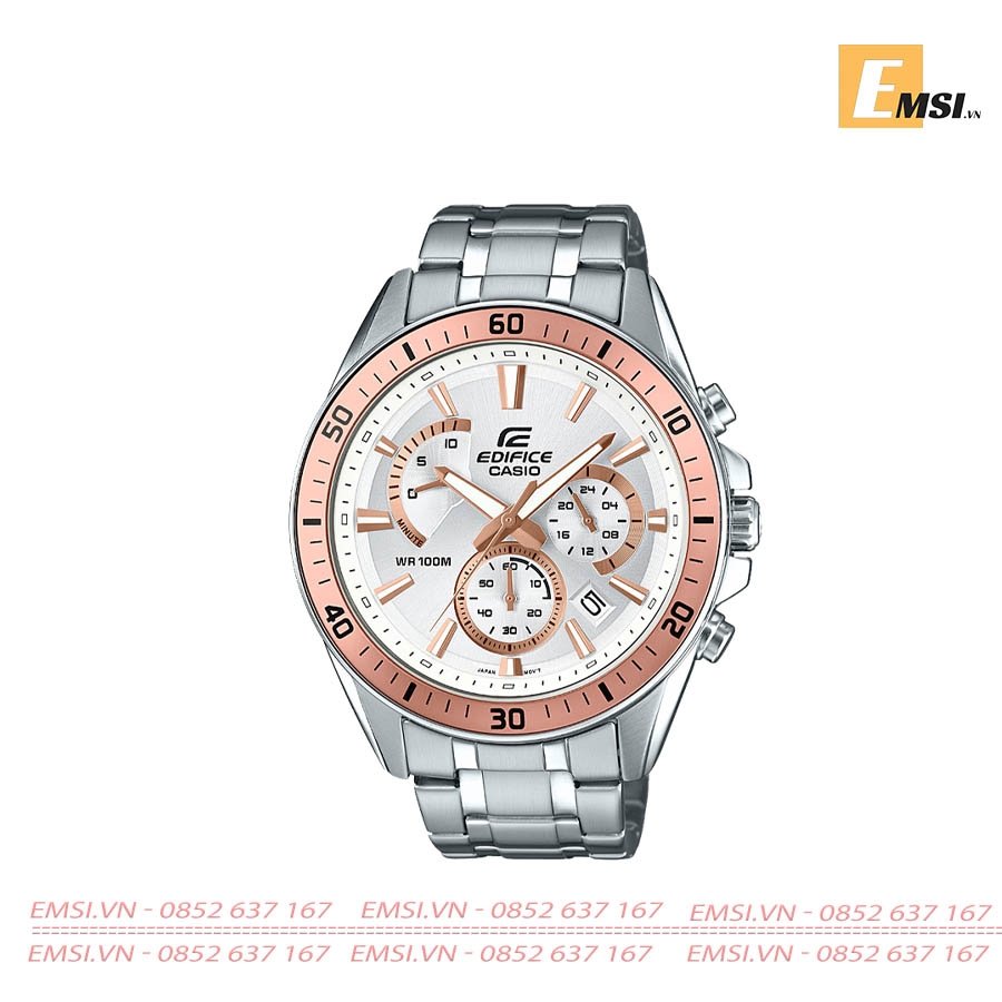 Casio Edifice EFR-552D-7A - Đồng Hồ Nam - Pin/Quartz - Size Mặt 47mm - Kính Khoáng EMSI.VN