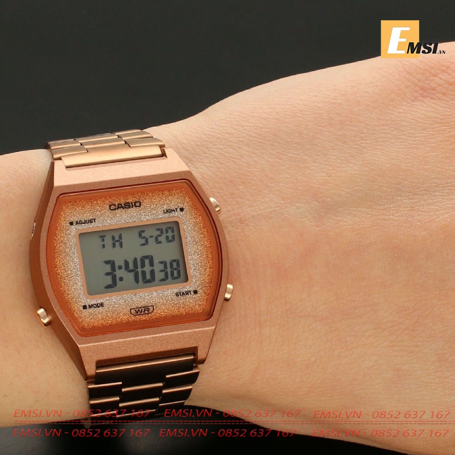 Casio B640WCG-5D - Đồng Hồ Nữ - Điện Tử - Kính Nhựa - Size Mặt 35mm EMSI.VN
