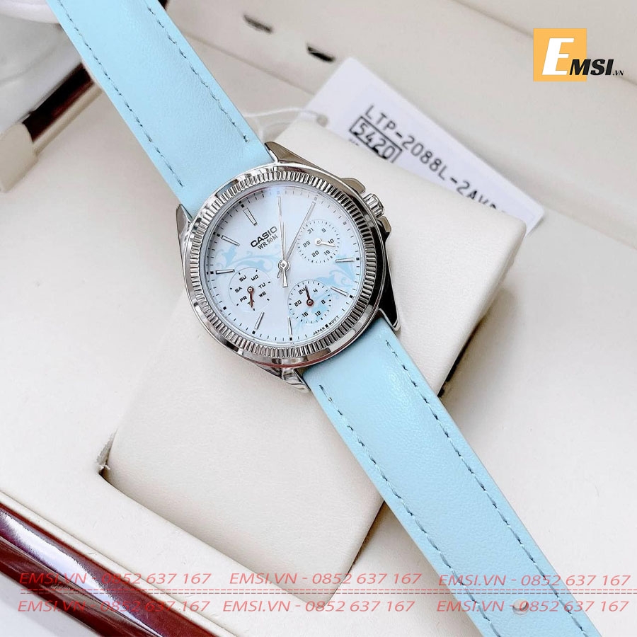 Casio LTP-2088L-2A - Đồng Hồ Nữ - Pin/Quartz - Size Mặt 33.5mm - Kính Khoáng EMSI.VN
