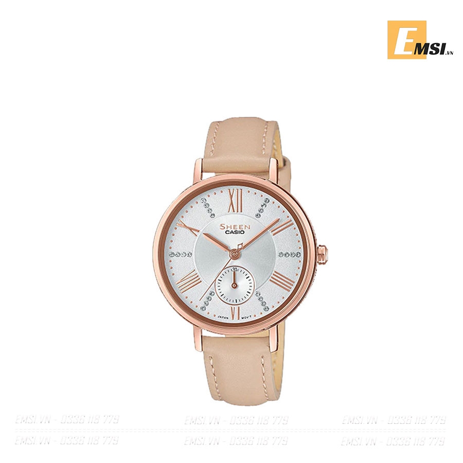 Đồng Hồ Nữ Casio Sheen SHE-3066PGL-7BVDF