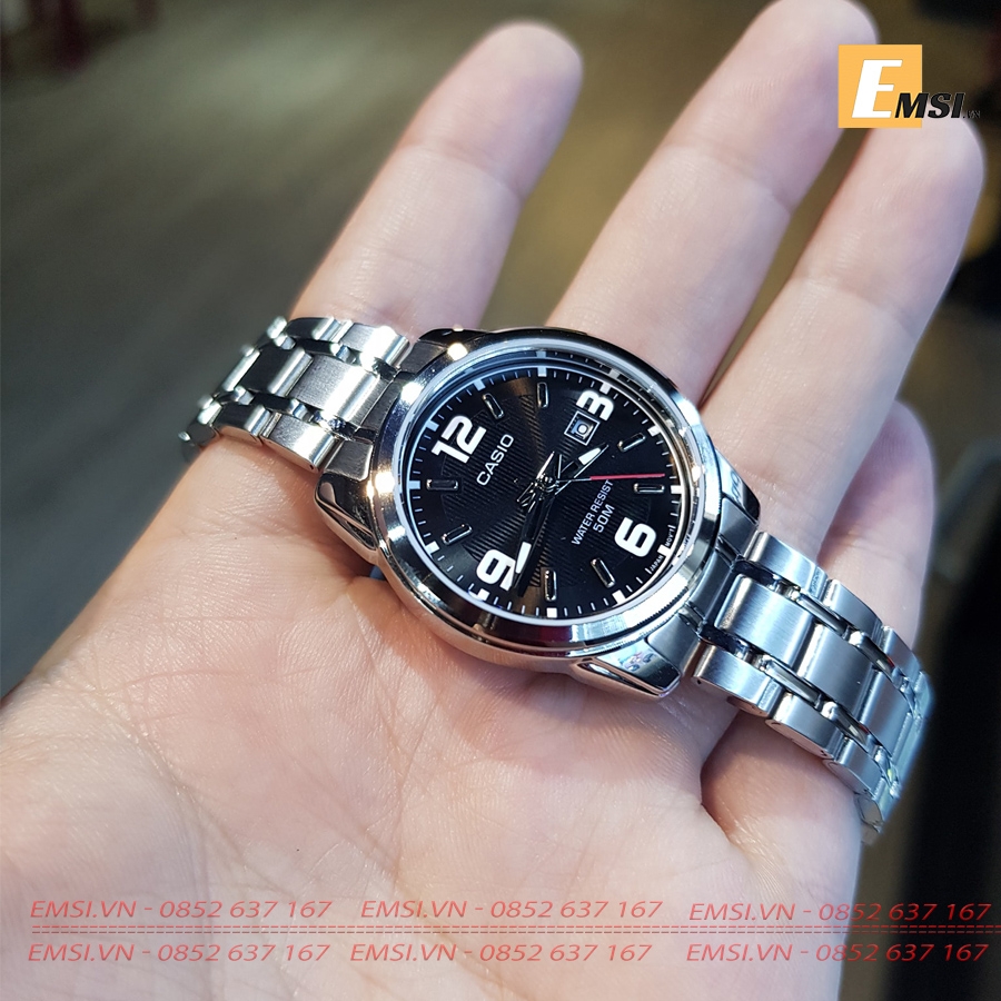 Đồng Hồ Casio Cặp Đôi MTP-1314D-1AVDF & LTP-1314D-1AVDF Size mặt 44,9mm & 33,1mm EMSI.VN