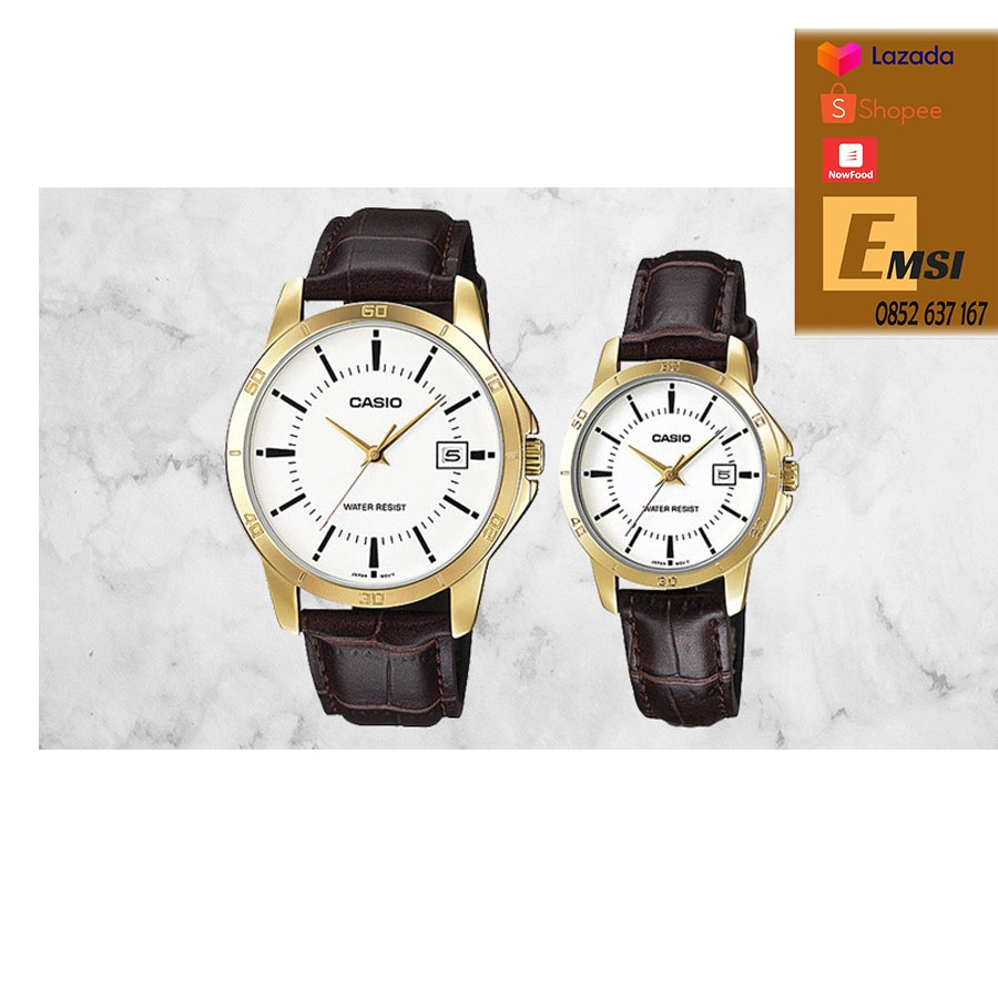 Đồng hồ Casio Đôi MTP-V004GL-7A & LTP-V004GL-7A