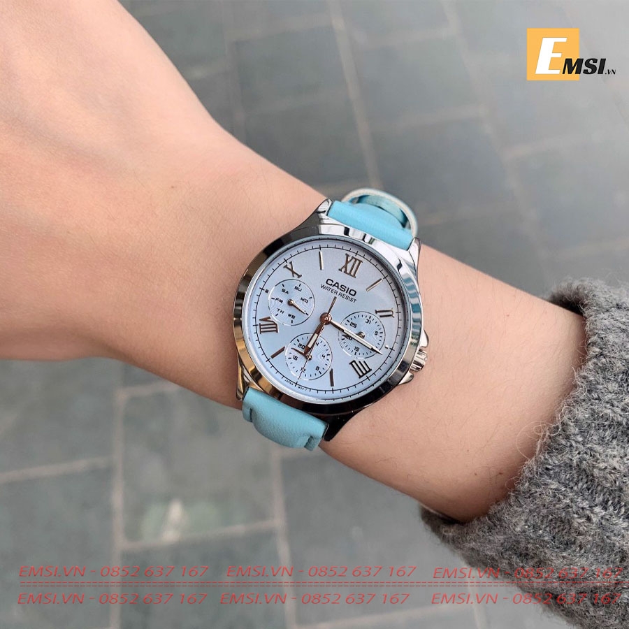 Casio LTP-V300L-2A3 - Đồng Hồ Nữ - Pin/Quartz - Kính Khoáng - Size Mặt 33.2mm EMSI.VN