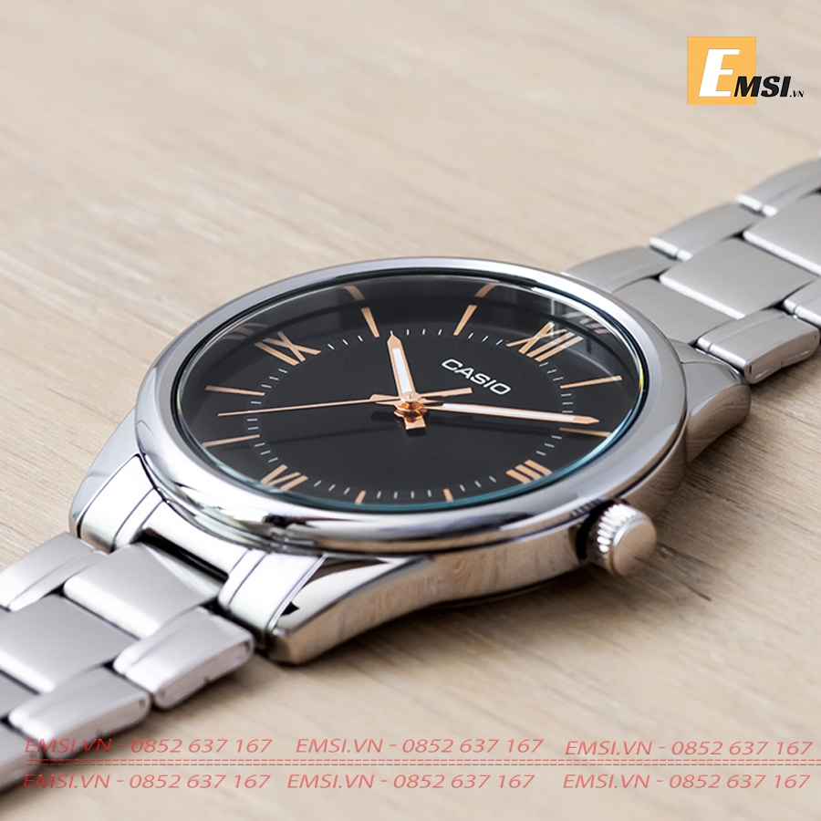 Casio MTP-V005D-1B5 - Đồng Hồ Nam - Pin / Quartz - Kính Khoáng - Size Mặt 40mm EMSI.VN