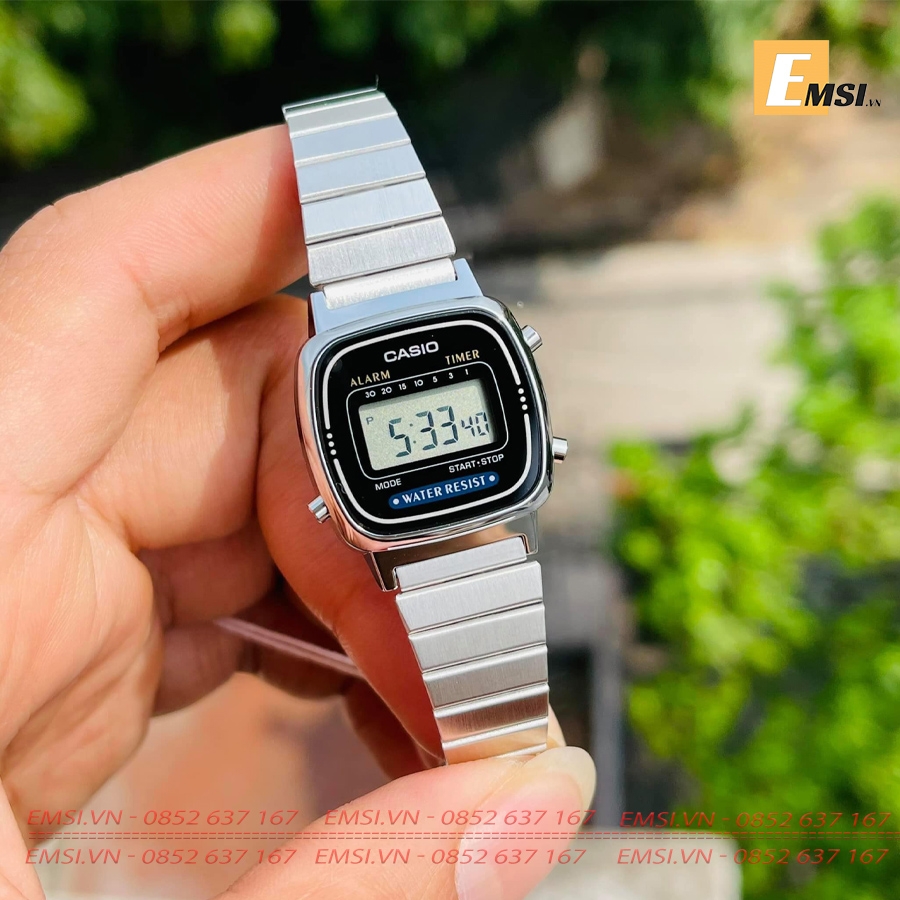 Casio LA670WA-1D - Đồng Hồ Nữ - Điện Tử - Kính Nhựa - Size Mặt 24.6mm EMSI.VN