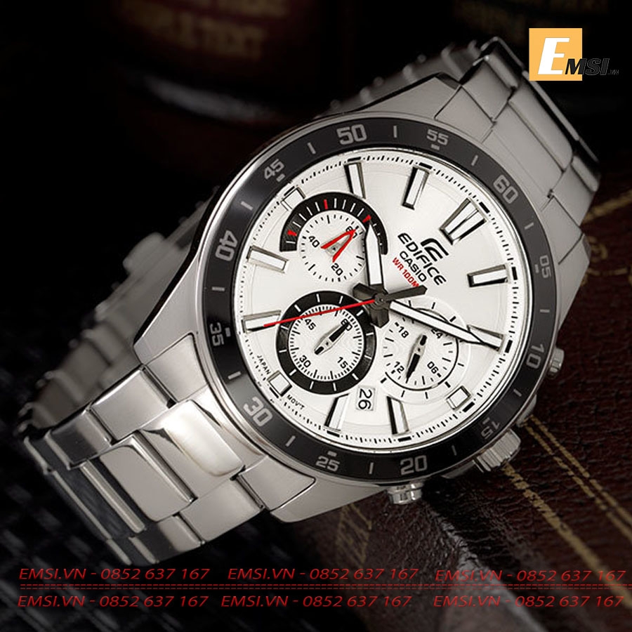 Edifice EFV-570D-7AVUDF - Đồng Hồ Nam - Pin/Quartz - Kính Khoáng - Size Mặt 43.8mm EMSI.VN
