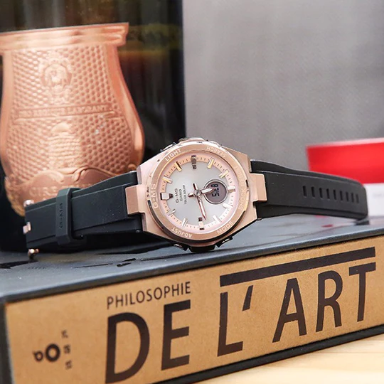 Casio MSG-S200G-1ADR - Đồng Hồ Nữ - Năng Lượng Mặt Trời - Kính Khoáng - Size Mặt 38.5mm - Bảo Hành 5 Năm - Chính Hãng