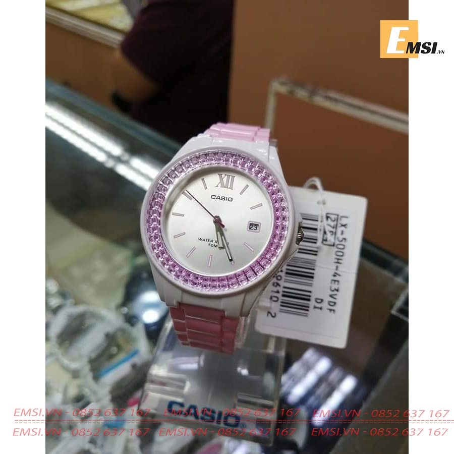 Casio LX-500H-4E3 - Đồng Hồ Nữ - Pin/Quartz - Size Mặt 40.5mm - Kính Nhựa EMSI.VN