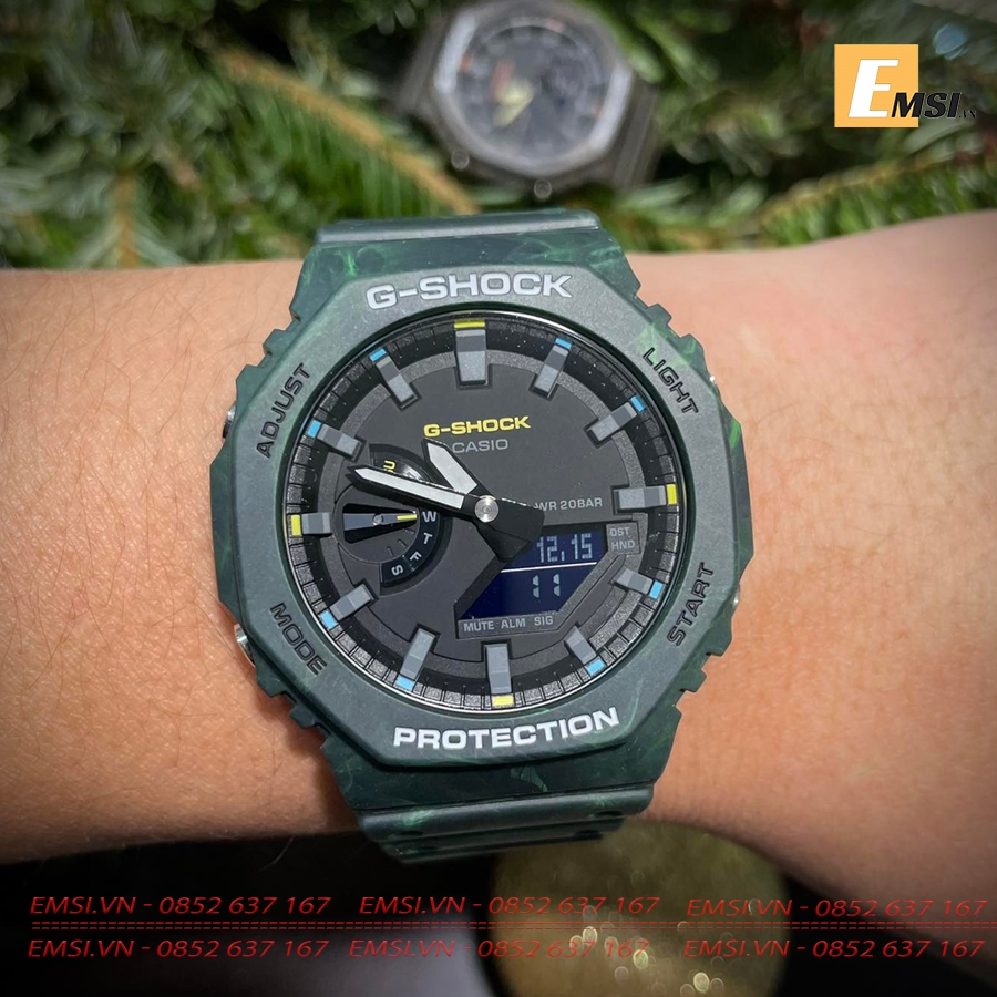 Đồng hồ Casio G-Shock Nam GA-2100FR-3A (Casio 45.4mm)