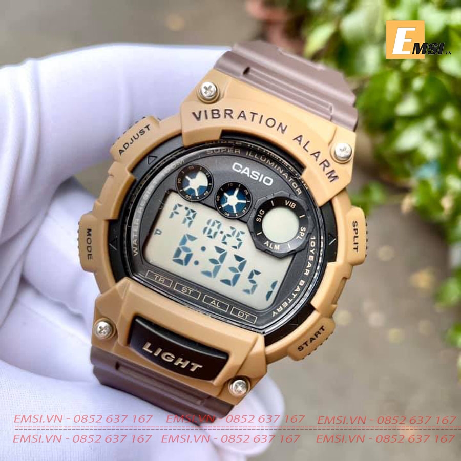 Casio W-735H-5A - Đồng Hồ Nam - Điện Tử - Kính Nhựa - Size Mặt 47mm EMSI.VN