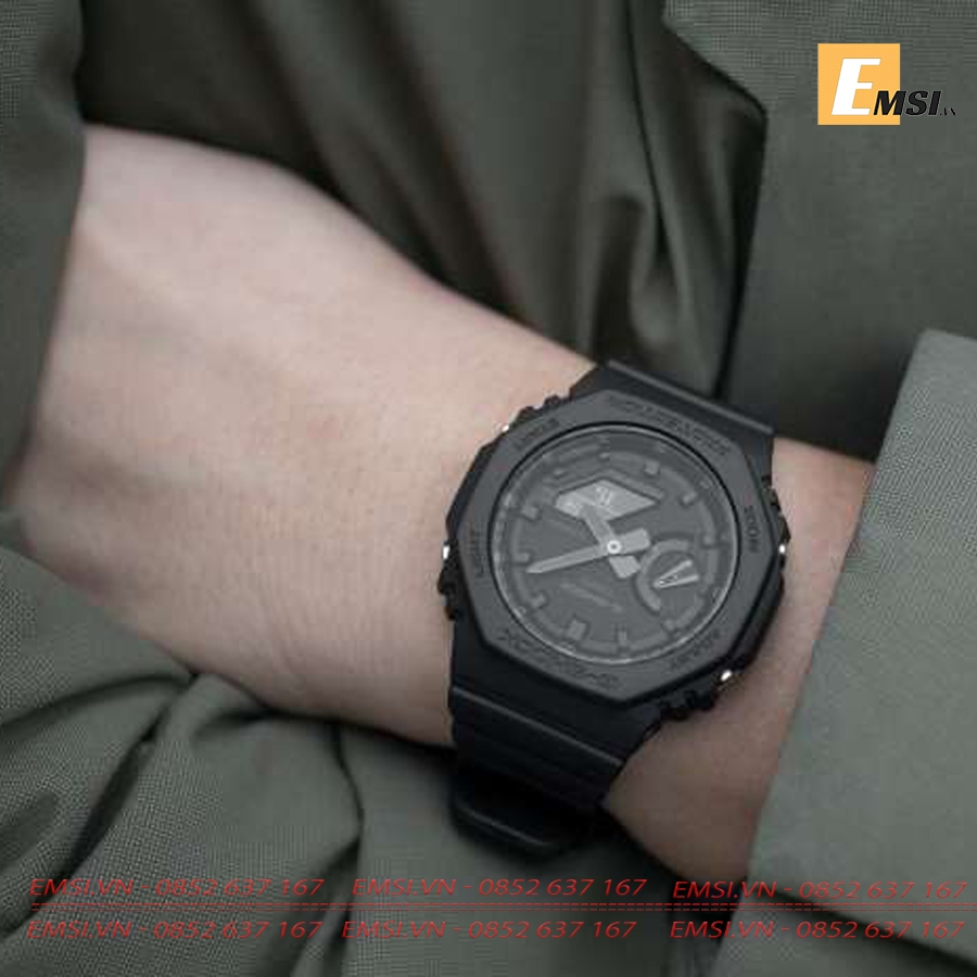 G-Shock GA-2100-1A1DR - Đồng Hồ Nam - Điện Tử - Kính Khoáng - Size Mặt 45.4mm - Bảo Hành 5 Năm - Chính Hãng