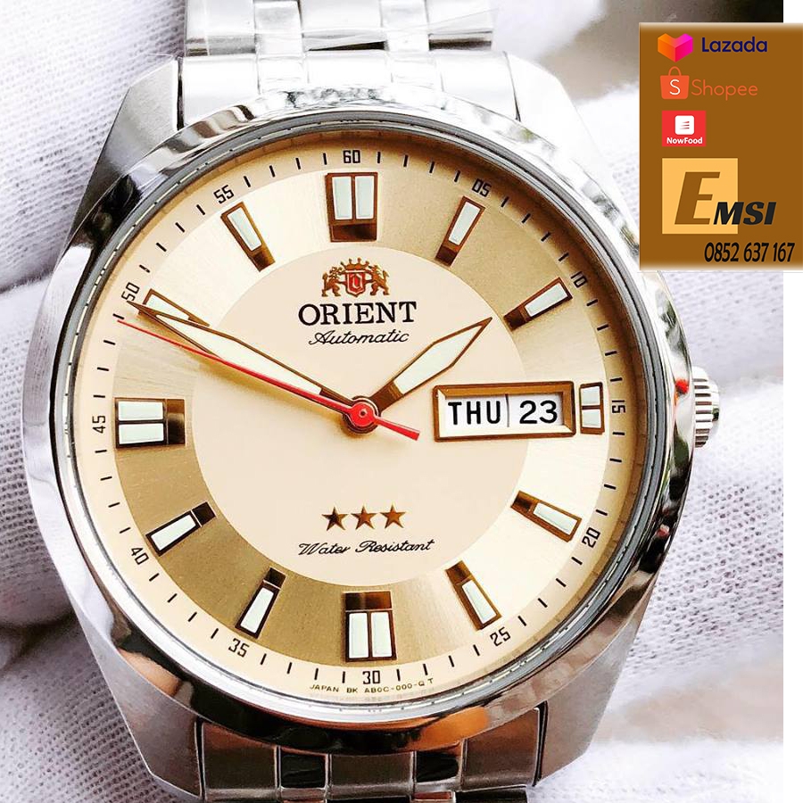 Đồng Hồ Nam Orient 3 Star SAB0C002C8 Automatic Lịch Lãm
