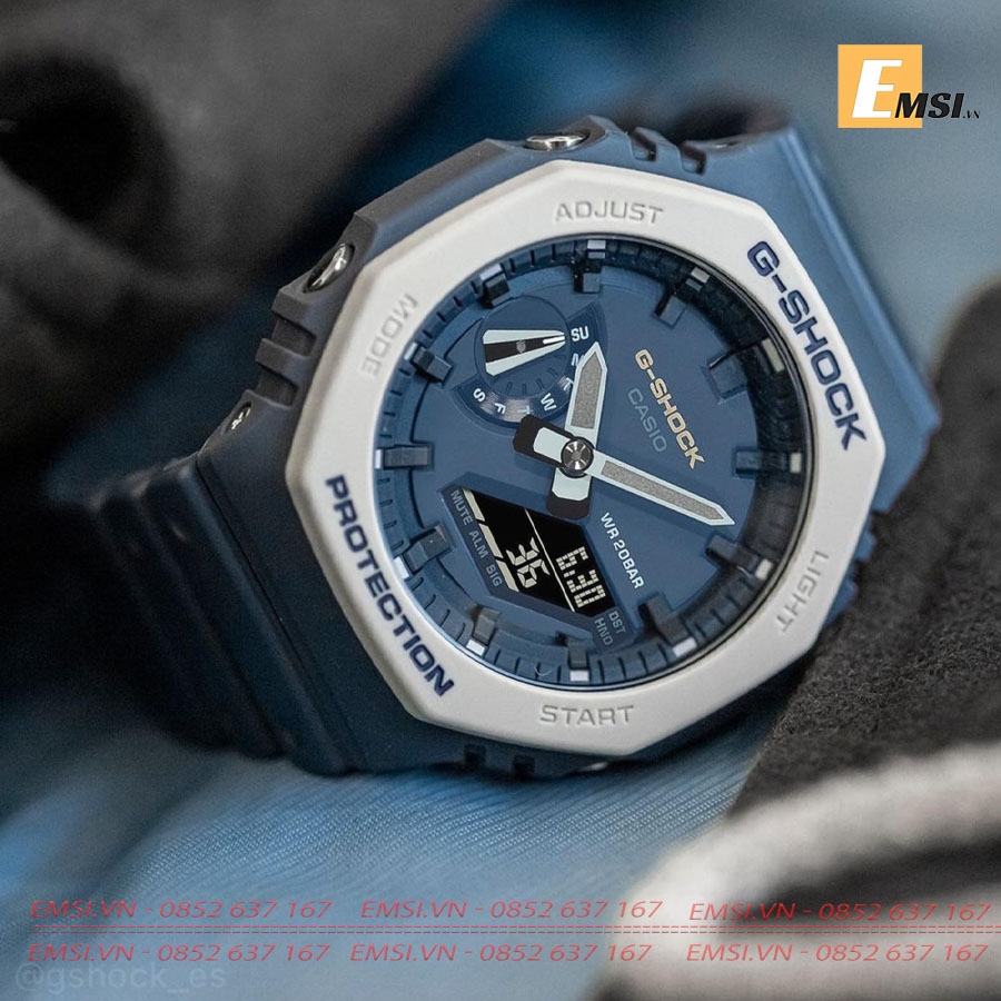 Gshock GA-2110ET-2A - Đồng hồ nam - Pin / Quartz - Size mặt 45.4mm - Kính khoáng EMSI.VN
